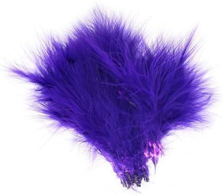 Creative Angler Strung Marabou Bird Feathers for Tying Fly Fishing Flies - Fly Tying Accessories - Perfect Choice for Tail & Wings and Easy to Tie On The Lure by CreativeAngler