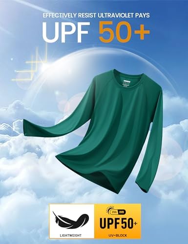 MAGCOMSEN Men's Long Sleeve Shirts UPF 50+ UV Sun Protection Athletic Shirts for Hiking Running Workout Rash Guard - Image 3