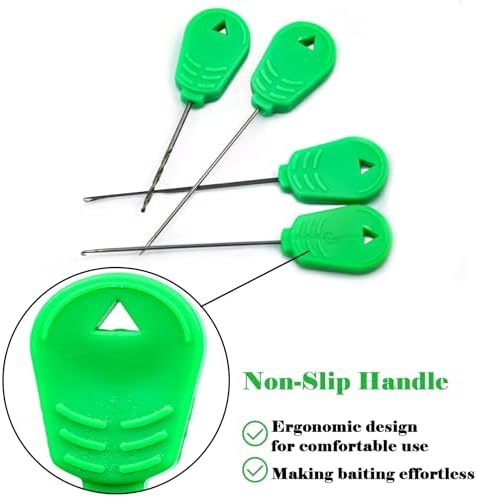 9KM DWLIFE Carp Fishing Baiting Needle Kit, Hair Rig Tools for DIY Rigs - Image 3
