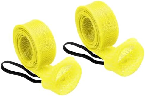 PATIKIL Rod Sock, Fishing Rod Sleeve Cover Braided Mesh Pole Protector Gloves Fishing Tools Pointed End for Spinning Fishing Rod Fly Rod Ice Rod Casting Rod by PATIKIL