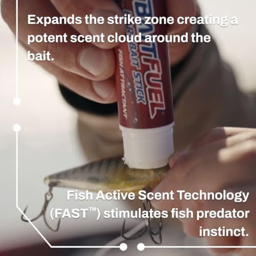 BAITFUEL X55 Freshwater Formula Hardbait Stick for Fishing: The Supercharged Fish Scent Technology with Powerful Attractants and Taste Enhancers that Fish Bite | Single - Image 3