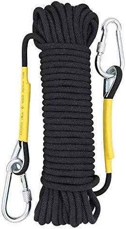 X XBEN Outdoor Climbing Rope 10M(32ft) 20M(64ft) 30M(96ft) 50M(160ft) 70M(230ft) 152M(500FT) 352M(1000FT) Static Rock Climbing Rope for Escape Rope Ice Climbing Equipment Fire Rescue Parachute by XXBEN