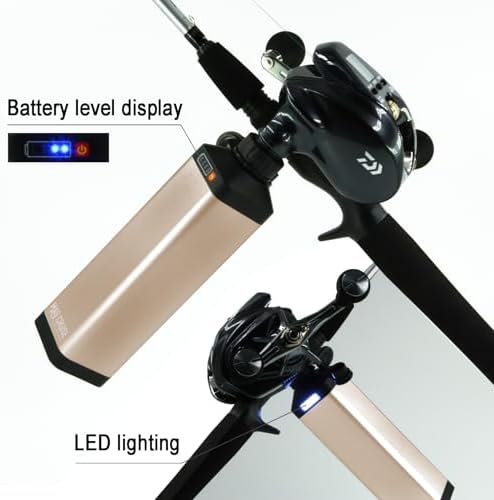 10Ah Sea Fishing Reel Battery and Accessories for Daiwa Tanacom Seaborg Leobritz Shimano Electric Fishing Reel Battery (Free 2m Power Cord) - Image 3