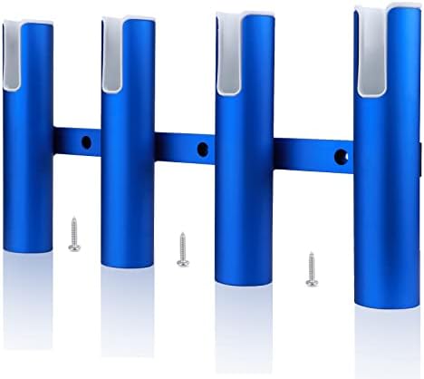Aluminium Wall-Mounted Fishing Rod Holder for Boat, Garage & Marine - Holds Rods & Poles by Hoffen