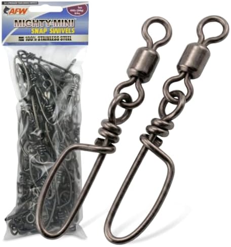 AFW Mighty-Mini Wire Fishing Swivels by AFWFishingBrands