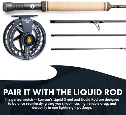 LAMSON Liquid S-Series & HD Fly Fishing Reels, All-Water, Large Arbor - Image 5