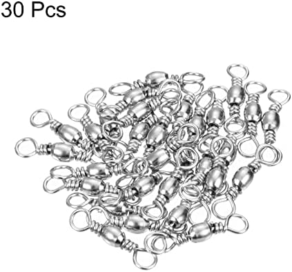 PATIKIL Fishing Barrel Swivels Carbon Steel Terminal Tackle - Image 3
