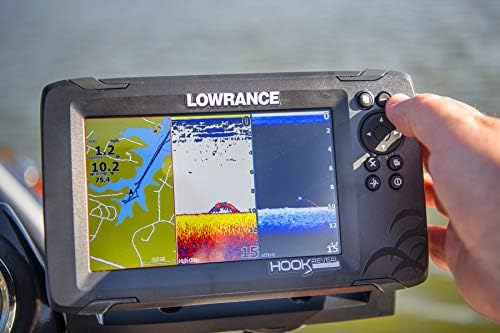Lowrance HOOK Reveal 5 SplitShot - 5-inch Fish Finder with SplitShot Transducer, Preloaded C-MAP US Inland Mapping - Image 3