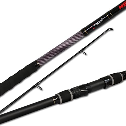 Fiblink Surf Fishing Rod 2 Piece/3 Piece Portable Travel Spinning Rod Saltwater Surf Rod (9'/10'/10'6"/12') by Fiblink