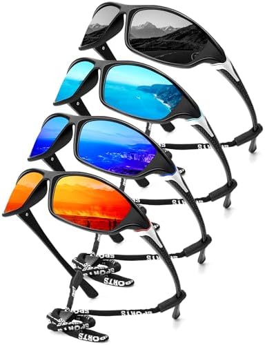 KALIYADI Sports Polarized Sunglasses Men UV400 Protection for Fishing Driving Cycling by KALIYADI