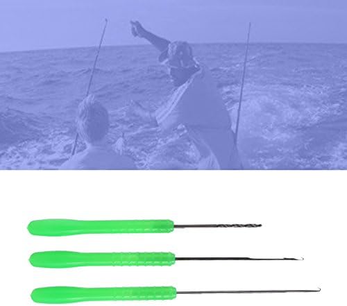 2set Fishing Bait Needle Tool Set, Stringer Drill Hooks Nut Boilie Needle, Carbon Steel, Latching Needle, 3 in 1 Fishing Bait Rigs, Carp Fishing Bait Preparation - Image 5