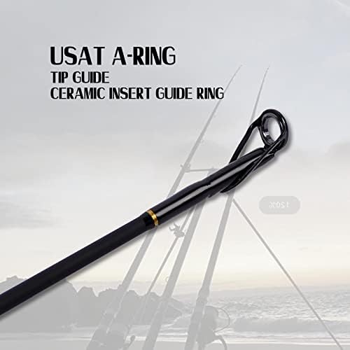 Fiblink Surf Fishing Rod 2 Piece/3 Piece/4 Piece Portable Travel Casting Rod Saltwater Surf Rod (9'/10'/12'/13') - Image 4