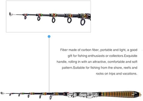 Joyzan Telescopic Fishing Rod, Portable Retractable Fish Pole Combo Kit - Image 6