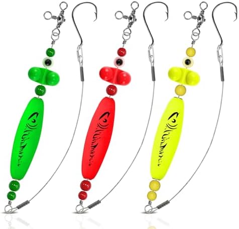 YOTO Santee Cooper Rig, Catfish Rig for Bank Fishing, Catfishing Tackle Rattler Floats, Chunky Rigs Catfish Equipment by YOTO
