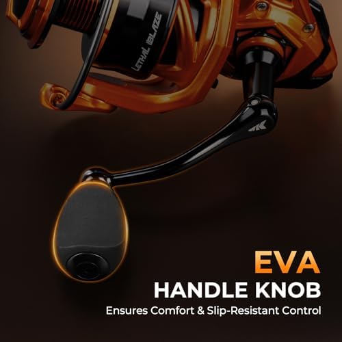 KastKing Lethal Blaze Spinning Fishing Reels with 5.2:1 Gear Ratio - Image 5