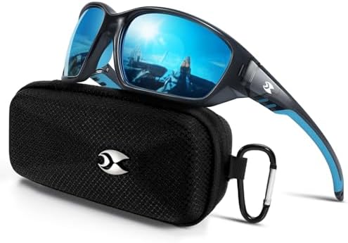 suoso Sports Polarized Sunglasses for Men: Womens UV400 Protection Sun Glasses Wrap Around Goggles for Fishing Driving TR90 by suoso