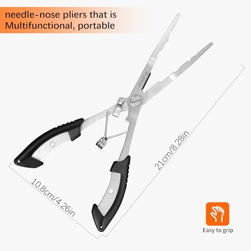 Needle Nose Pliers Fishing,Hook Remover Fishing Pliers - Image 2