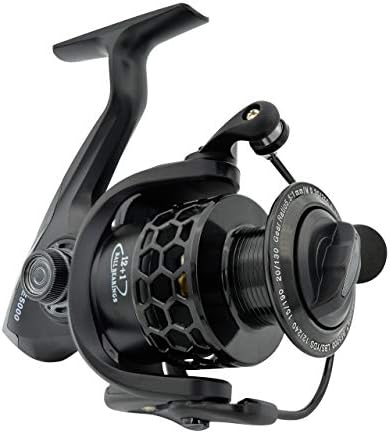 Fishdrops Spinning Fishing Reels 12+1BB Ultra Lightweight Carved Aluminum Spool Reels Affordable Smooth Spinning Reels by Fishdrops