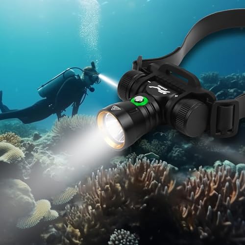 WINDFIRE DH100 Diving Headlamp Super Bright Scuba Dive Light 3 Modes by WINDFIRE