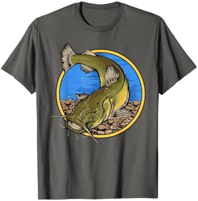 Flathead Catfish Fishing T-Shirt by Hunting+%26+Fishing+Merch