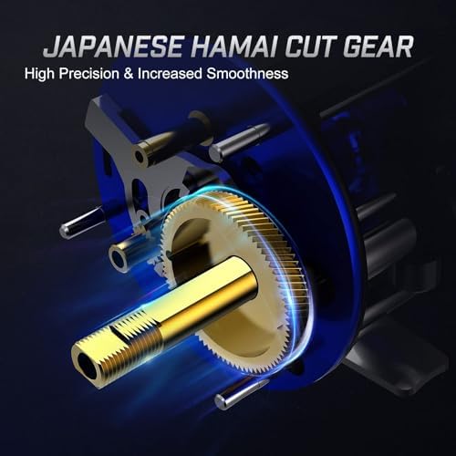 Piscifun Chaos XS Round Baitcasting Reel, Saltwater Conventional Reel - Image 3