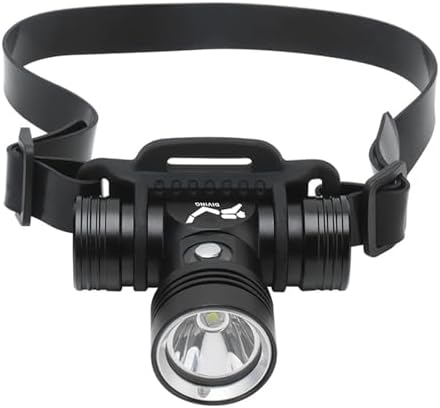 Diving Headlamp, Rechargeable Swimming Headlight Super Bright by GRABOYY