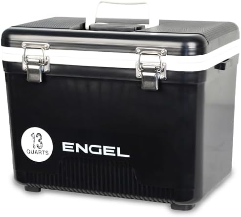 ENGEL 13qt Leak-Proof, Air Tight, Drybox Cooler and Small Hard Shell Lunchbox for Men and Women by ENGEL