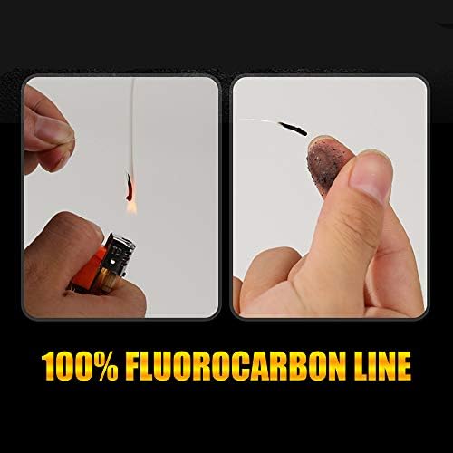 ANGRYFISH 100% Pure Fluorocarbon Fishing Line, Fluoro Carbon Fishing Leader - Image 2