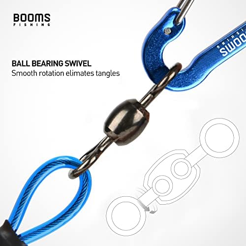 Booms Fishing T02 Fishing Pole Tether, Kayak Paddle Leash, Paddle Board Fishing Accessories, Heavy Duty Fishing Lanyard for Fishing Tools/Rods/Paddles - Image 5