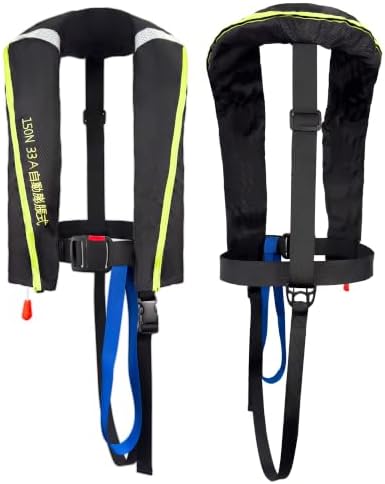 Automatic Inflatable Life Jacket,Preserver PFD for Adults,Life Vest for Adult,Supports Weight up to 330 pounds - Image 2
