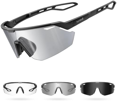 Lamicall 24g Polarized Sports Sunglasses for Men Women - UV400 Protection Sun Glasses for Baseball Running Cycling Fishing by Lamicall