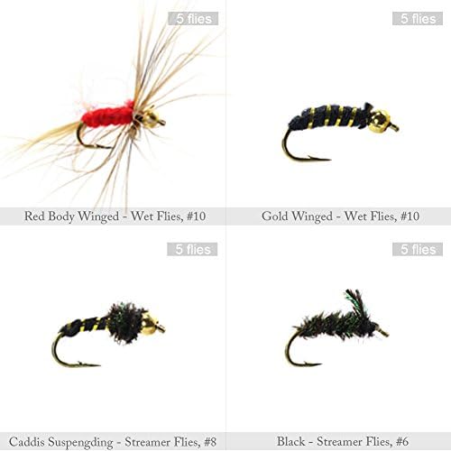 Croch 120pcs Dry/Wet Flies Box Set - Mix Designs Fishing Lure for Bass, Salmon, Trout - Floating/Sinking Assortment with Waterproof Fly Box - Image 6