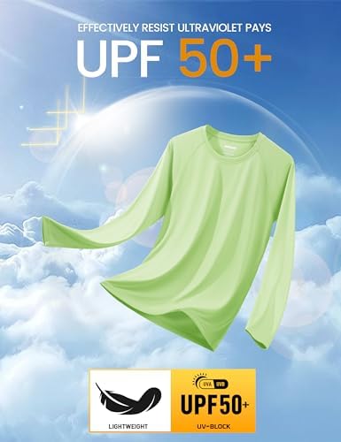 MAGCOMSEN Men's Long Sleeve Shirts UPF 50+ UV Sun Protection Athletic Shirts for Hiking Running Workout Rash Guard - Image 3