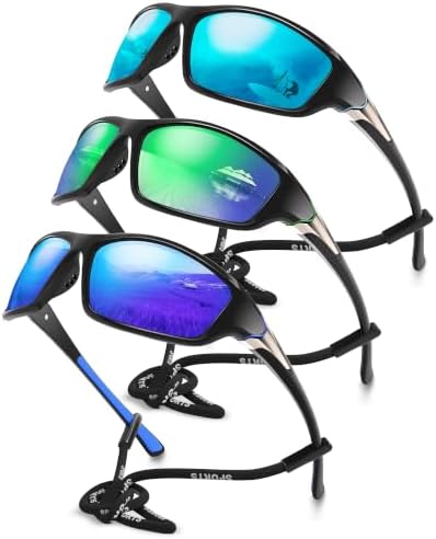 Polarized Sports Wrap Around Sunglasses Men Fishing Running Golf by Foliful