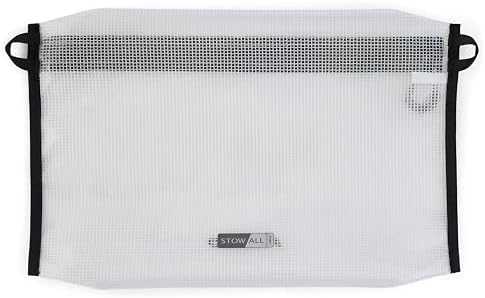 Plano StowAll Zip Pouch, Large, Clear, Tear-Resistant Mesh Storage with Rugged Zipper and Carabiner Loops - Image 2