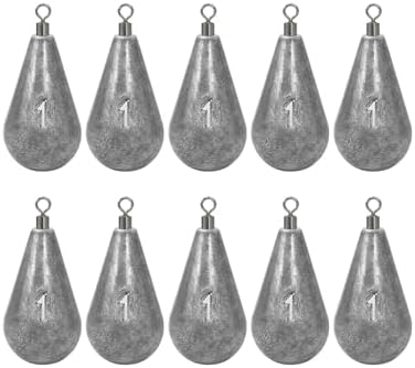 BLUEWING Casting Swivel Bell Sinkers Fishing Weights 1/2oz-8oz Drop Shot Dipsey Lead Saltwater by BLUEWING