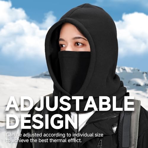 OZERO Winter Balaclava Gloves Set: Windproof Ski Mask Balaclava & Gloves - Image 6