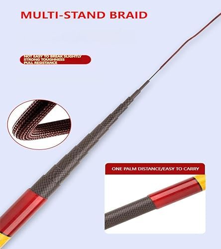Carbon Fiber Tenkara Fishing Rod Kit Bank Poles for Catfishing All Waters - Image 6