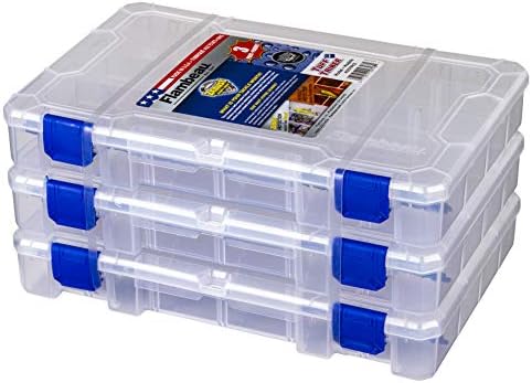 Flambeau Outdoors 4007 Tuff Tainer 3-Pack, 36 Zerust Dividers, Clear Boxes by FlambeauOutdoors
