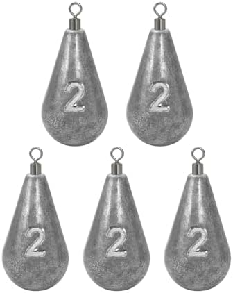 BLUEWING Casting Swivel Bell Sinkers Fishing Weights 1/2oz-8oz Drop Shot Dipsey Lead Saltwater by BLUEWING