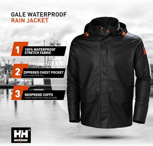 Helly Hansen Gale Men's Rain Jacket, Waterproof, Stretch Fit, Hiking Jacket - Image 3