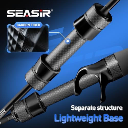 SEASIR Riveria Ultralight Fishing Rod, BFS,Carbon Fiber - Image 5