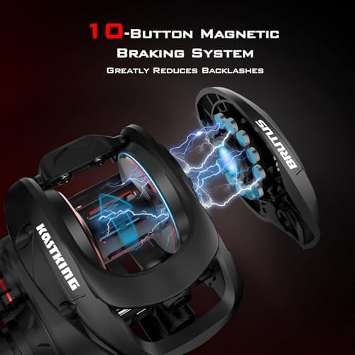 KastKing Brutus Baitcasting Fishing Reels, 7.2:1 Gear Ratio - Image 5