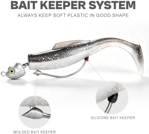 Fish Eye Swimbait Jig Heads, Weighted Hooks for Bass Fishing - Image 2