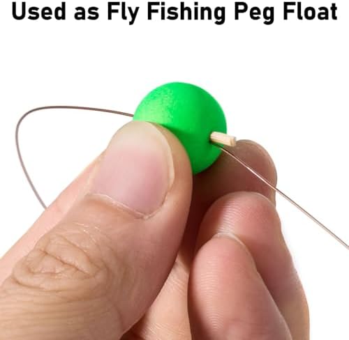 Dr.Fish 30 Pack Fishing Rig Float Pompano Floats Foam Floats for Surf Fishing Live Bait Rig Bottom Rig Walleye Crawler Harness - Image 3