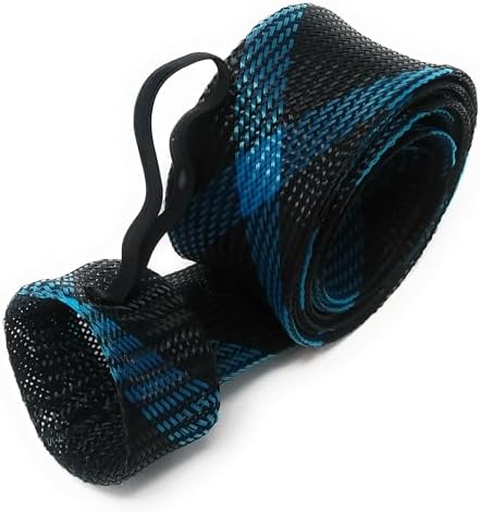 Reaction Tackle Rod Socks, Fishing Rod Sleeves and Covers for Spinning and Casting Rods, Breathable Mesh Rod Protectors with Elastic Band (2-Pack) - Image 2