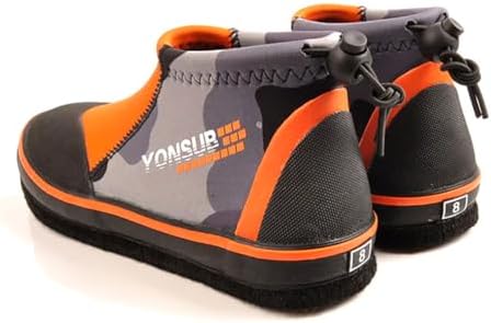 Rock Fishing Boots with Anti-Slip Felt Sole – 3MM Neoprene Wading Shoes for Men & Women, Durable Surf, Reef, River, and Underwater Hunting Boots for Diving & Kayaking - Image 4