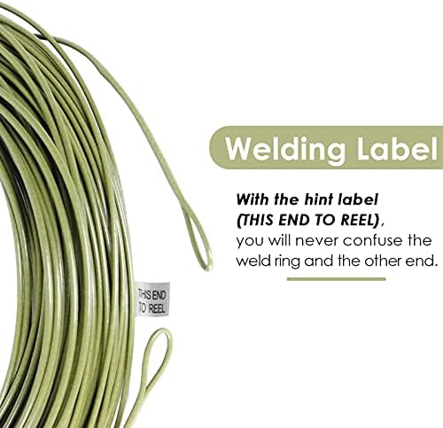 SF Fly Fishing Line Weight Forward Floating Fly Line for Fly Fishing 3wt 4wt 5wt 6wt 7wt 8wt 100FT Double Welded Loops - Image 2