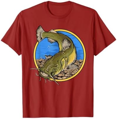 Flathead Catfish Fishing T-Shirt by Hunting+%26+Fishing+Merch