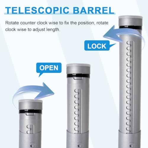 DEWEL Expandable A0 Poster Tube 24.5"-40", Blueprint Tube with Strap - Image 4